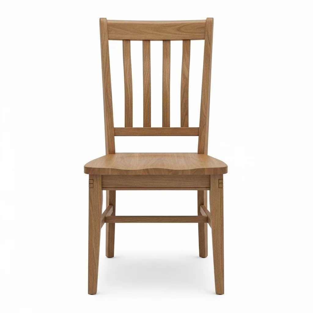Classic Wooden Dining Chairs (Set of 2) | Traditional Spindle Back