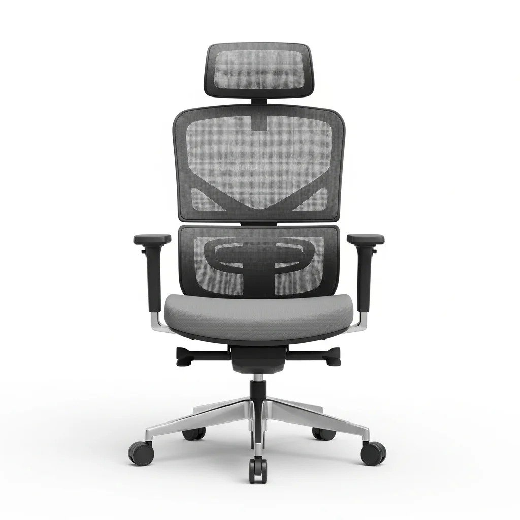 Ergonomic High Back Office Chair with Adjustable Lumbar Support